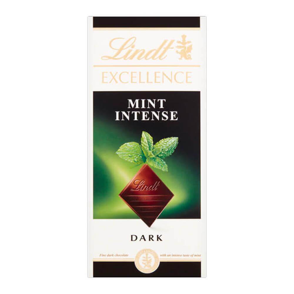 Lindt Excellence Dark Chocolate Mint Intense Bar 100g